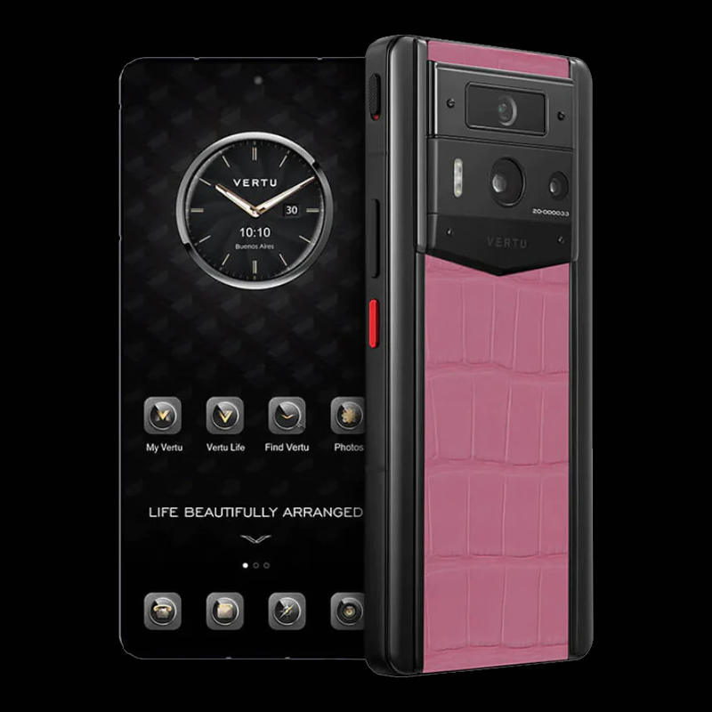 METAVERTU 2 ALLIGATOR SKIN WEB3 AI PHONE - PINK