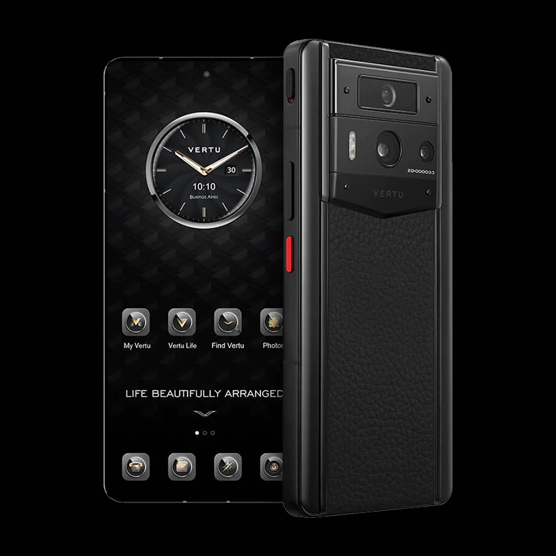 METAVERTU 2ND GENERATION CALF WEB3 AI PHONE - BLACK