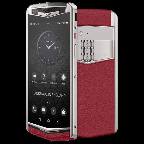 Vertu Aster P Raspberry Red Calf New