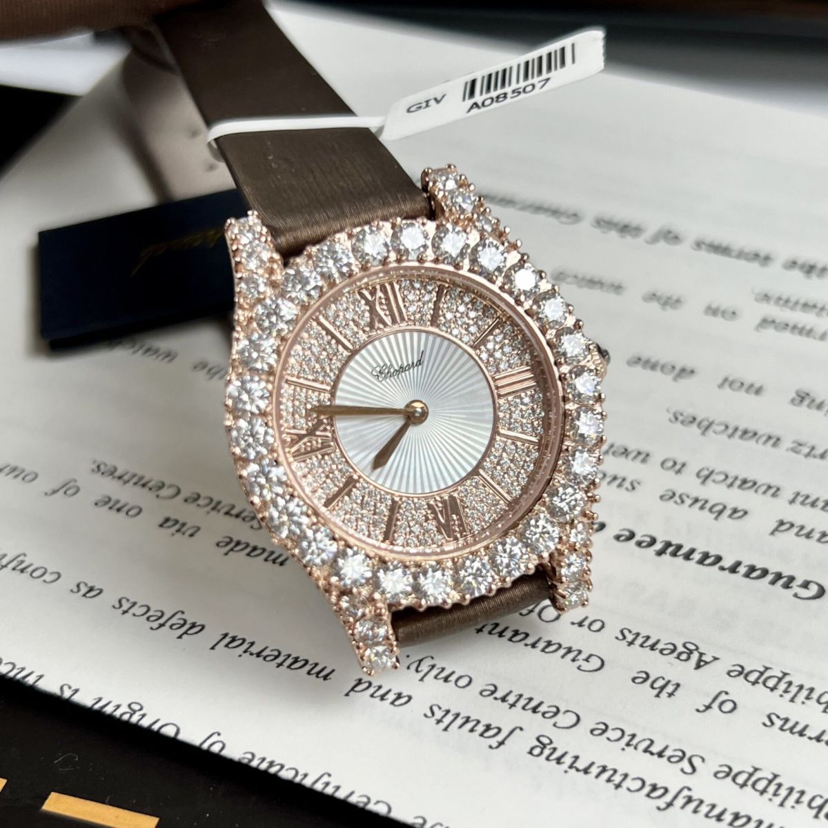 Đồng hồ nữ Chopard Vàng hồng 18k Đính Kim cương