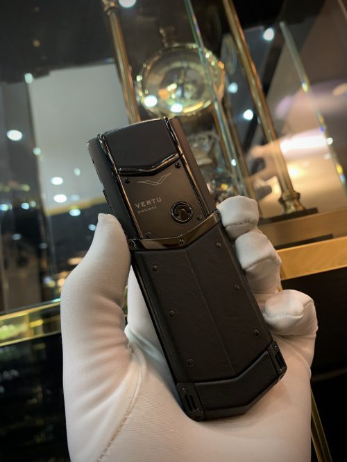 VERTU SIGNATURE S PURE BLACK ĐIỂM KIM CƯƠNG