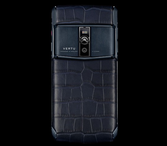 VERTU NEW SIGNATURE TOUCH PURE NAVY ALLIGATOR MỚI 100% FULLBOX
