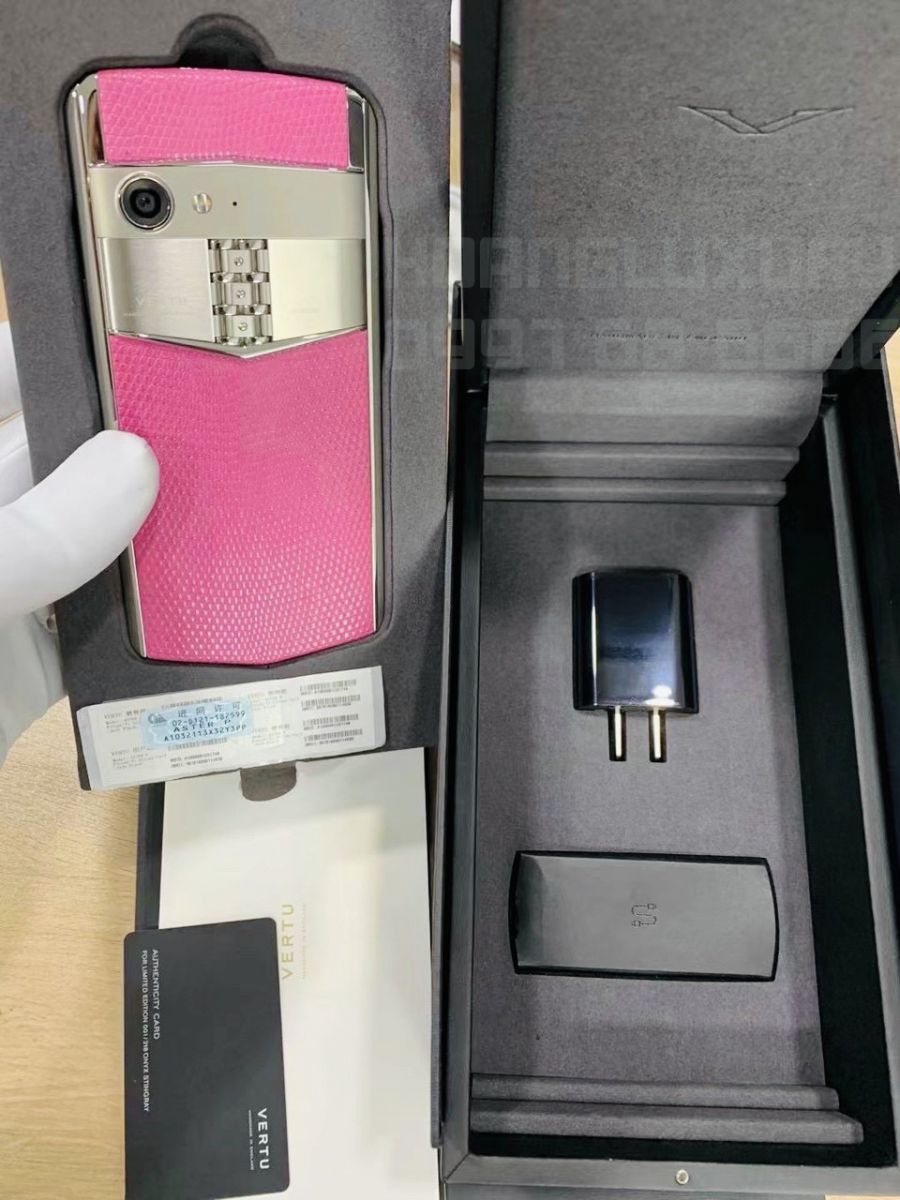 VERTU ASTER P PINK CALF NEW 