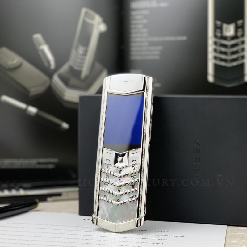 VERTU SIGNATURE S PURE WHITE MIX DIAMOND