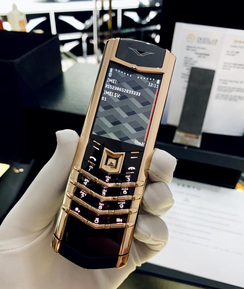 Vertu Signature S Rose Gold 2017- Mới 99%