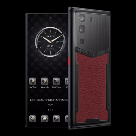 META VERTU CALF LEATHER RASPBERRY RED