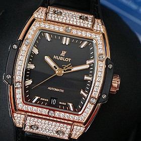 ĐỒNG HỒ NAM HUBLOT SPIRIT OF BIG BANG KING GOLD DIAMONDS 39MM, 665.OX.1180.RX.1204 MỚI FULLBOX