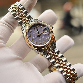 ĐỒNG HỒ NỮ ROLEX LADY-DATEJUST SIZE 28 279173 LƯỚT FULLBOX 2016 DEMI VÀNG