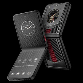 Vertu Ironflip Basic Blc/bls Carbon Texture Auspicious Phoenix Bes Fee