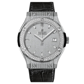 ĐỒNG HỒ HUBLOT CLASSIC FUSION TITANIUM FULL PAVÉ