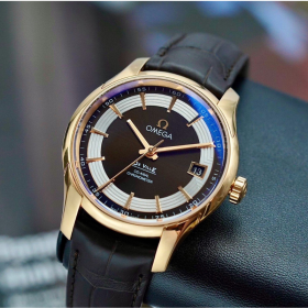 Đồng hồ Nam Omega De Ville Hour Vision 18k Rose Gold 18k 431.63.41.21.13.001