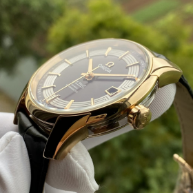 ĐỒNG HỒ OMEGA DE VILLE PRESTIGE CO AXIAL 4614.30.02 39MM 18K RED GOLD