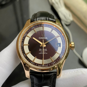 Đồng hồ Omega De Ville 43163412113001 Hour Vision vàng hồng 18k, size 41mm