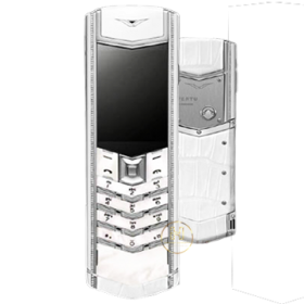 Vertu Signture S Pure White Mix Diamond