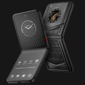 Vertu Ironflip Basalt Black Alli Bes Fee Alligator Skin