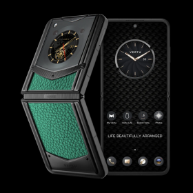 Vertu ironflip pre-order verona green calfskin