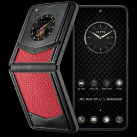 Vertu Ironflip Raspberry Red Calf Bes Fee