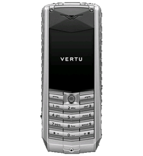 VERTU ACSENT NEW ALUMINIUM BROWN LEATHER