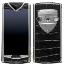 Vertu Touch Black Polised Stainless Steel Black Alligator Mới 100% Fullbox