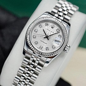 ĐỒNG HỒ ROLEX LADY-DATEJUST 179174 MẶT SỐ VI TÍNH TRẮNG