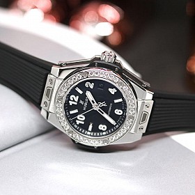 ĐỒNG HỒ NỮ ĐỒNG HỒ HUBLOT BIG BANG ONE CLICK 485.SX.1170.RX.1204 SIZE 33MM NEW FULLBOX