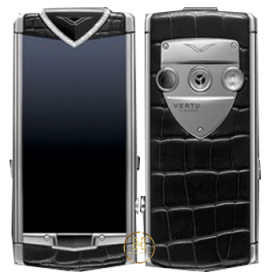 Vertu Constellation T Black Alligator Skin, Diamond Trim Mới 100% Fullbox