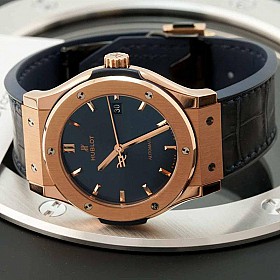 ĐỒNG HỒ NAM HUBLOT CLASSIC FUSION BLUE KING GOLD 542.OX.7180.LR 18K VÀNG HỒNG MỚI FULLBOX