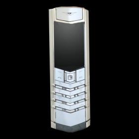 Vertu Signature S White Gold Alligator