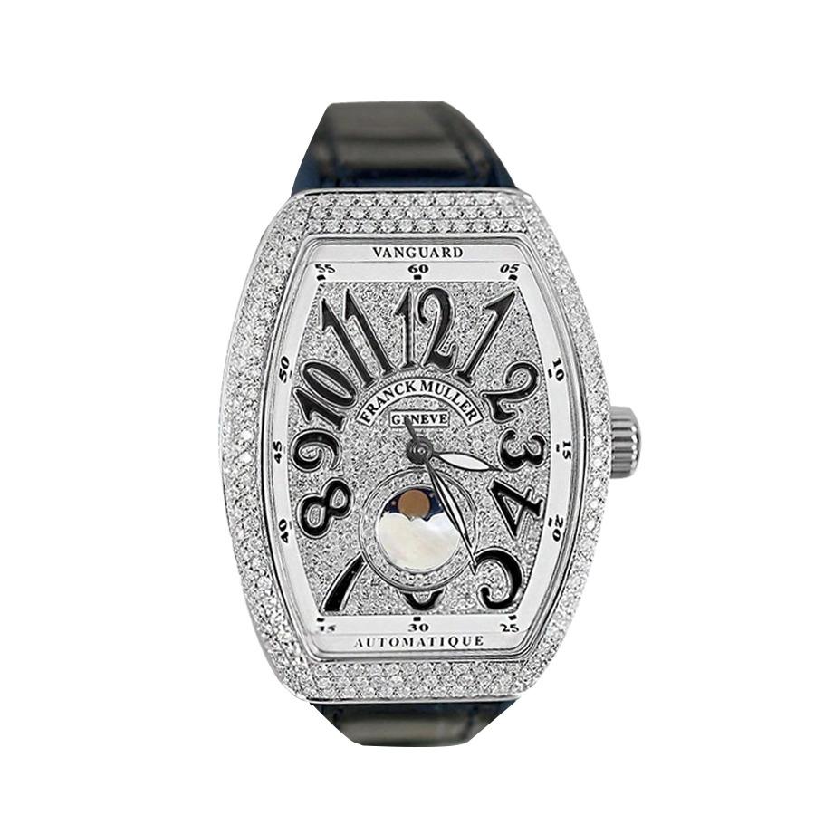 Đồng hồ Nữ Franck Muller Vanguard V32 Trăng sao Custom Diamond