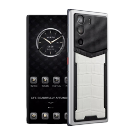 META VERTU ALLIGATOR LEATHER CREAMY WHITE