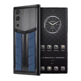 META VERTU RACE TRACK DESIGN BLUE CALF