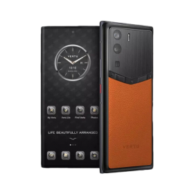 META VERTU FRAMELESS CALF LEATHER ORANGE