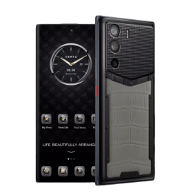 VERTU METAVERTU GREY ALLIGATOR LEATHER