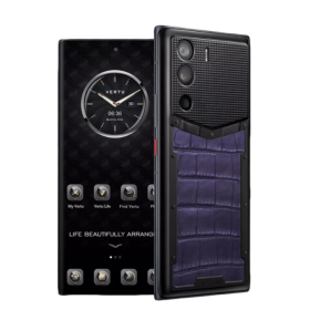 VERTU METAVERTU GRAPE PURPLE ALLIGATOR LEATHER