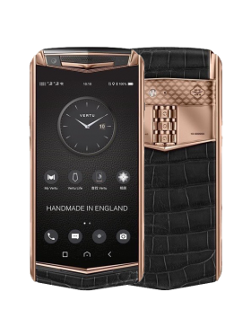 Vertu Aster P Rose Gold Alligator New