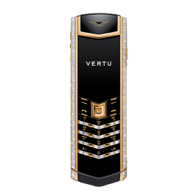 Vertu Signature S Yellow Gold Diamond Bag Keys Like New