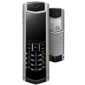 Vertu Signature S Clous de Paris Stainless Steel