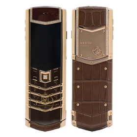 Vertu Signature S Rose Gold Chocolate Mix Diamond