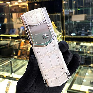 VERTU SIGNATURE S PURE WHITE MIX DIAMOND- Viên ngọc trắng tinh khôi.