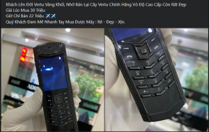 CẢNH GIÁC VERTU GẮN MÁC 