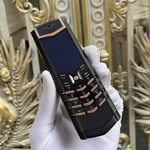 VERTU SIGNATURE S PURE BLACK MIX GOLD SIÊU PHẨM CHO NGƯỜI GIÀU