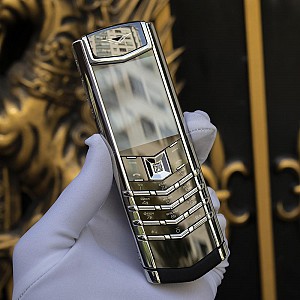 VERTU SIGNATURE S THÉP BÓNG LƯNG GỐM PHÍM KIM CƯƠNG 2016