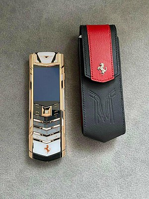 SIÊU PHẨM VERTU SIGNATURE S FERRARI ROSE GOLD DÀNH CHO LUXPER CÁ TÍNH MẠNH