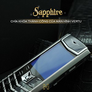 Bí Mật Đằng Sau Chất Liệu Đá Sapphire Cao Cấp Của Vertu Chính Hãng