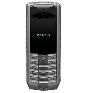 VERTU ACSENT NEW TITANIUM, STAINLESS STEEL, RED LEATHER
