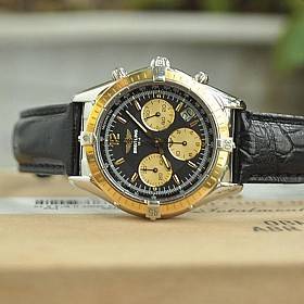 Đông hồ Breitling Chronograph 18K Yellow Gold Stainless 37mm D30012