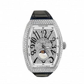 Đồng hồ Nữ Franck Muller Vanguard V32 Trăng sao Custom Diamond