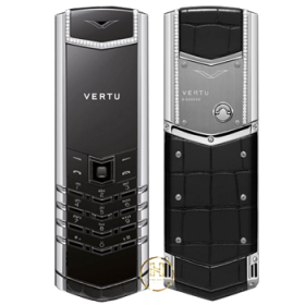 Vertu Signature S Stainless Steel Diamond Aligator Invisbility Keys - HIẾM