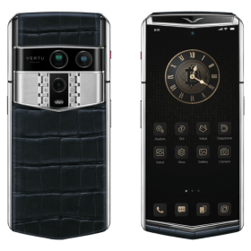 Vertu Agent Q Silver Advanced Set Navy Blue Alli 1TB