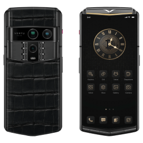 Vertu Agent Q Black Premium Set Tri Gold Accent Iron Black Alli 1TB